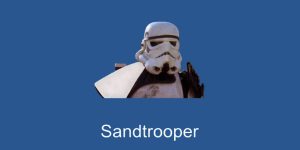 Sandtrooper őrmester fehér