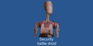 Security battle droid